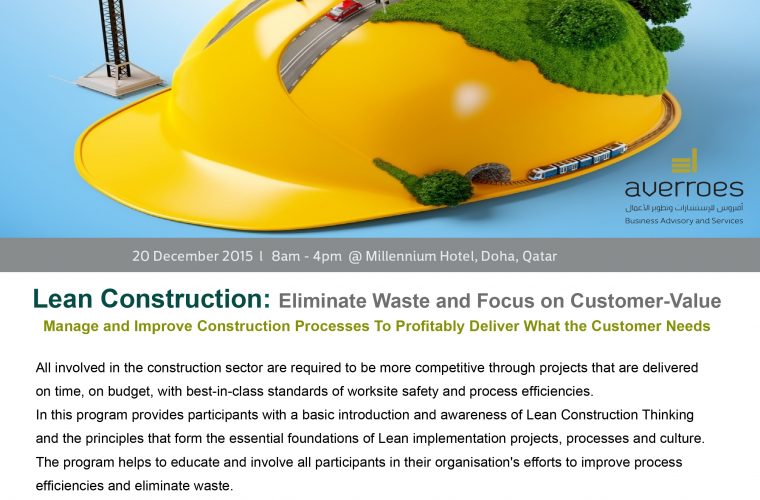 Lean Construction Eliminate waste and focus on